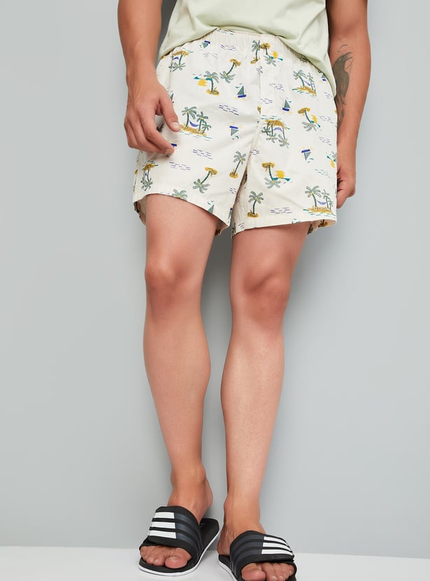 Men Printed Boxers