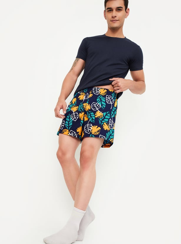 Men Printed Elasticated Boxers