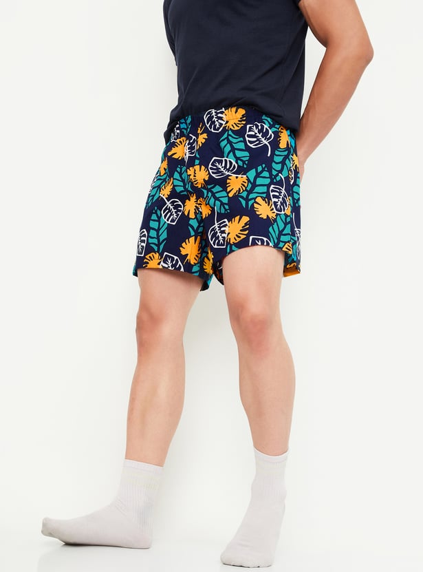 Men Printed Elasticated Boxers