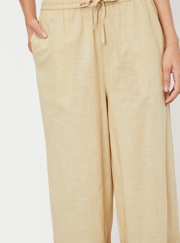 Women Embroidered Palazzos