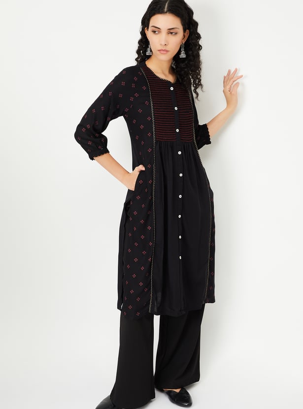 Women Printed Straight Kurta