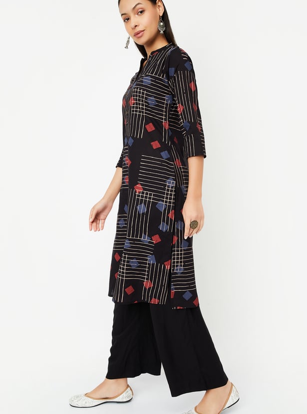 Women Printed Straight Kurta