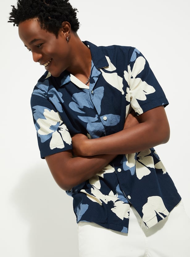 URB_N Men Regular Fit Printed Resort Shirt