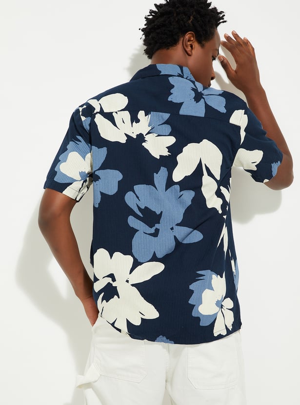 URB_N Men Regular Fit Printed Resort Shirt