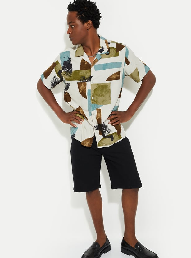 URB_N Men Printed Resort Shirt