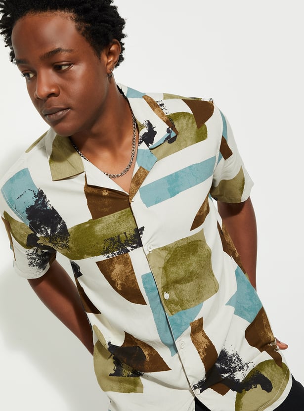 URB_N Men Printed Resort Shirt