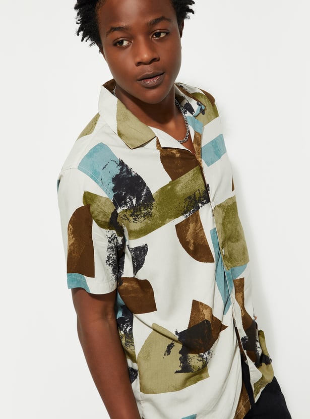 URB_N Men Printed Resort Shirt