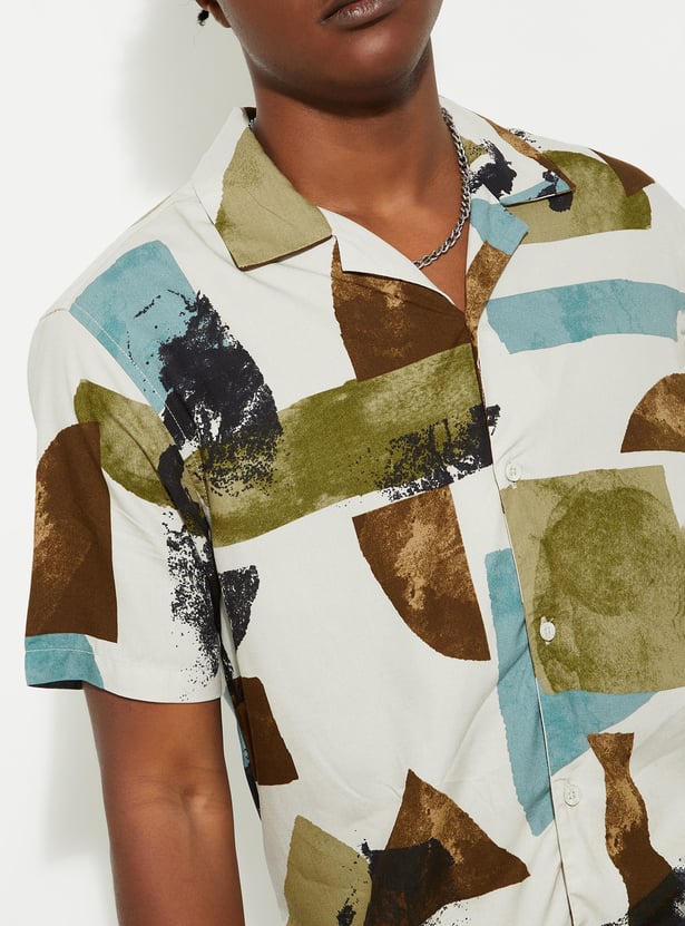 URB_N Men Printed Resort Shirt