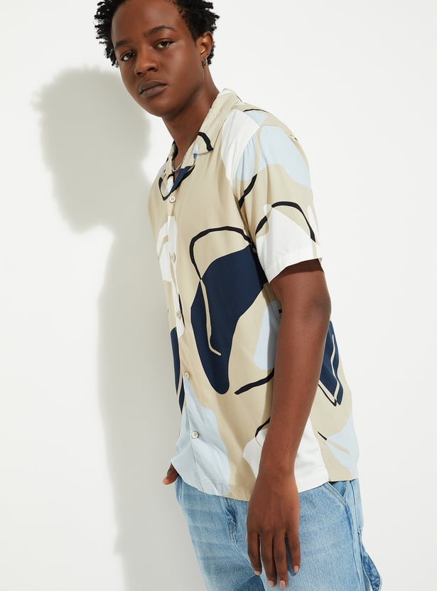 URB_N Men Printed Resort Shirt