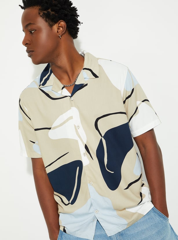 URB_N Men Printed Resort Shirt