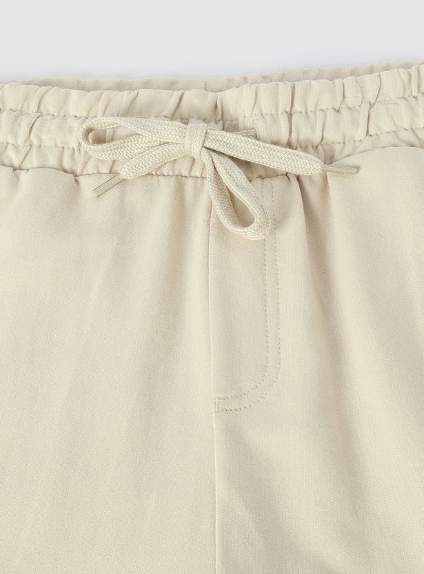 Boys Solid Cargo Joggers