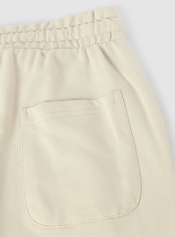 Boys Solid Cargo Joggers