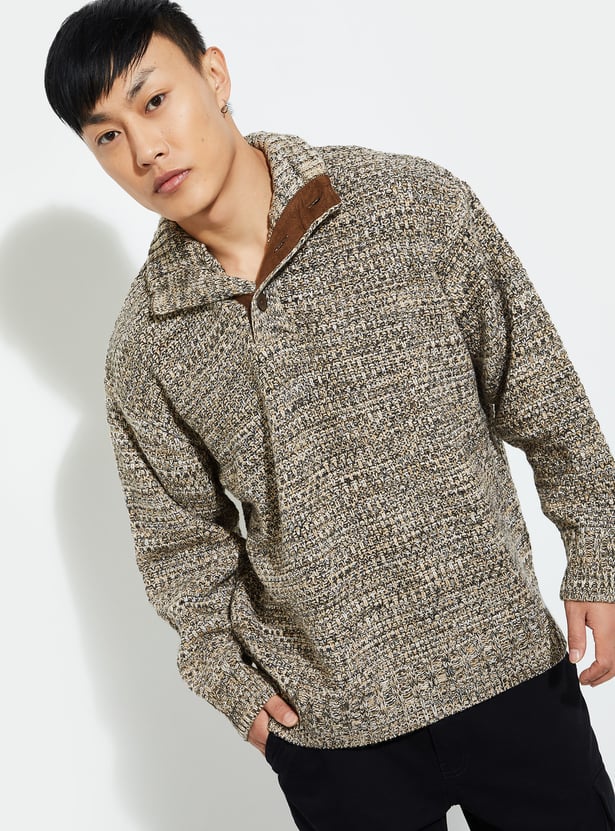 URB_N Men Oversized Knitted Sweater