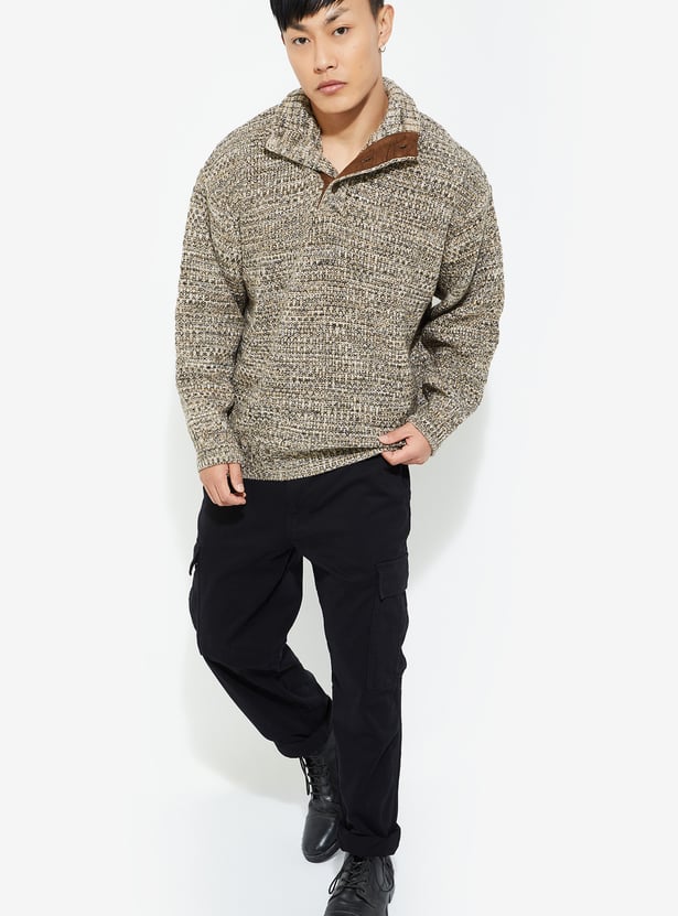 URB_N Men Oversized Knitted Sweater