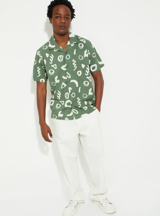 URB_N Men Printed Resort Shirt