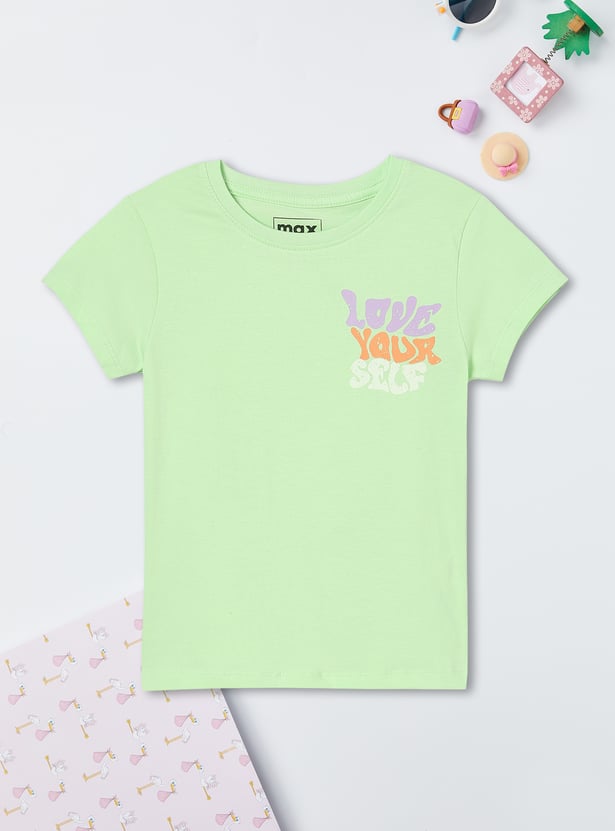 Girls Graphic Printed T-shirt