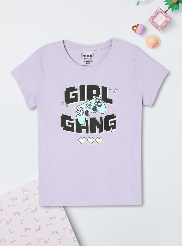 Girls Graphic Printed T-shirt