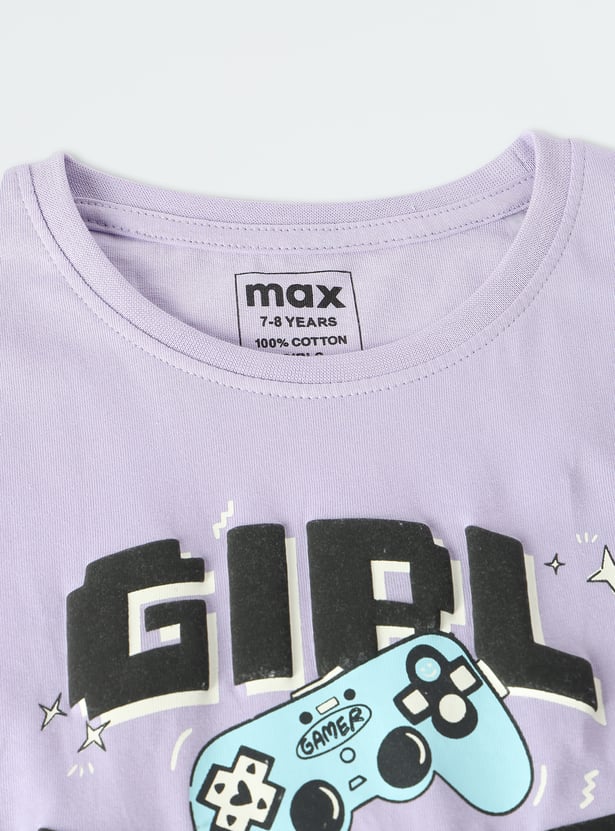 Girls Graphic Printed T-shirt
