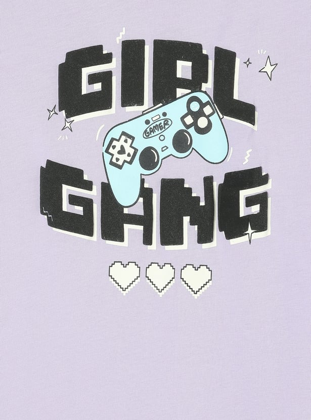 Girls Graphic Printed T-shirt