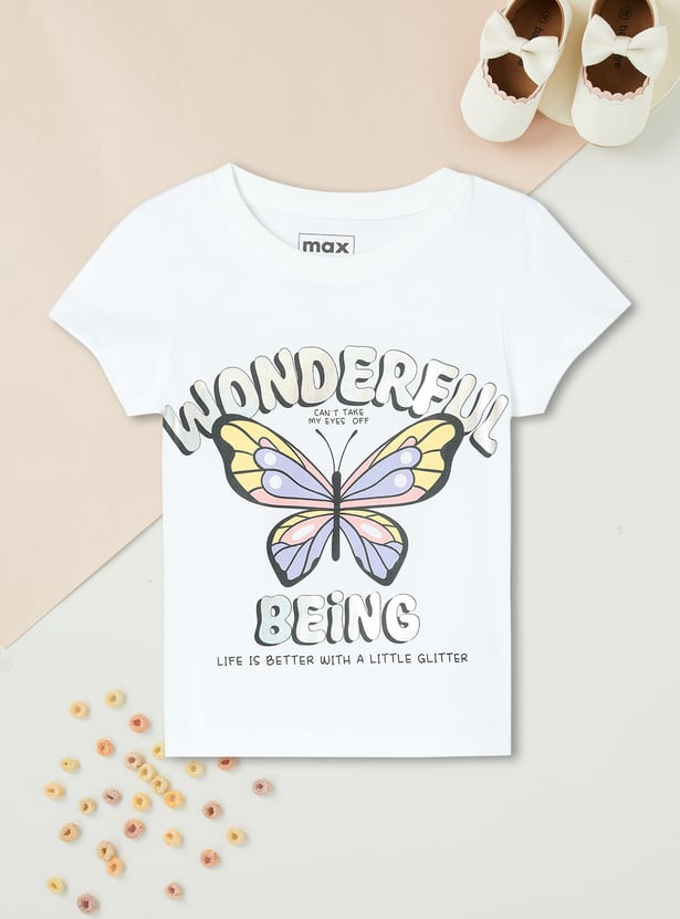 Girls Graphic Printed T-shirt