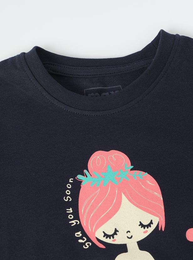 Girls Graphic Printed T-shirt