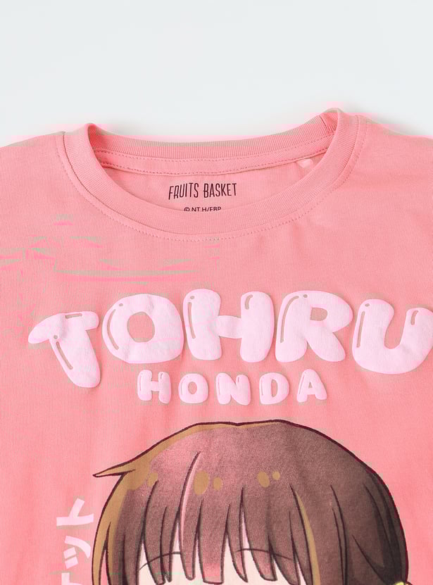Girls Tohru Honda Print Top