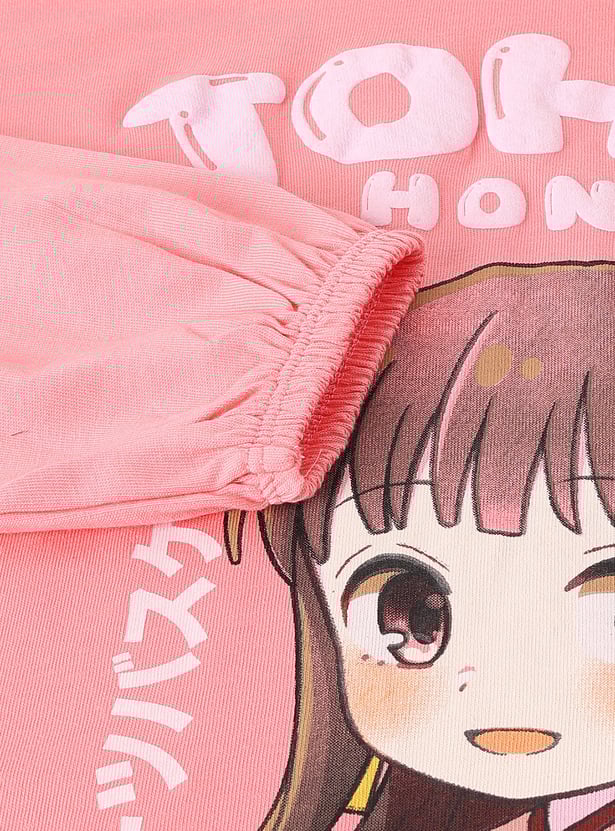 Girls Tohru Honda Print Top