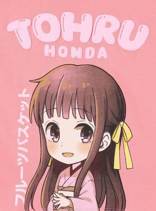 Girls Tohru Honda Print Top