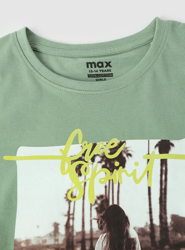 Girls Graphic Printed T-shirt
