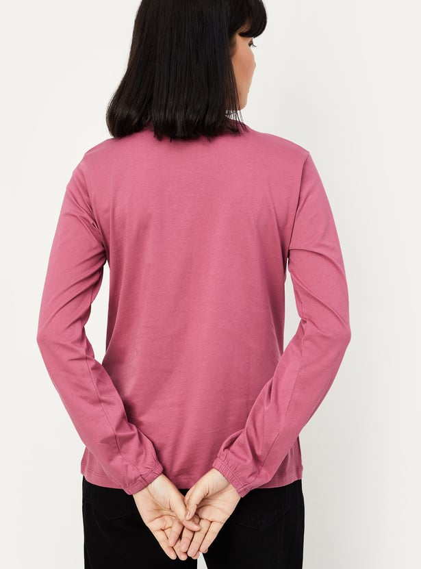 Women Pintuck Yoke Top