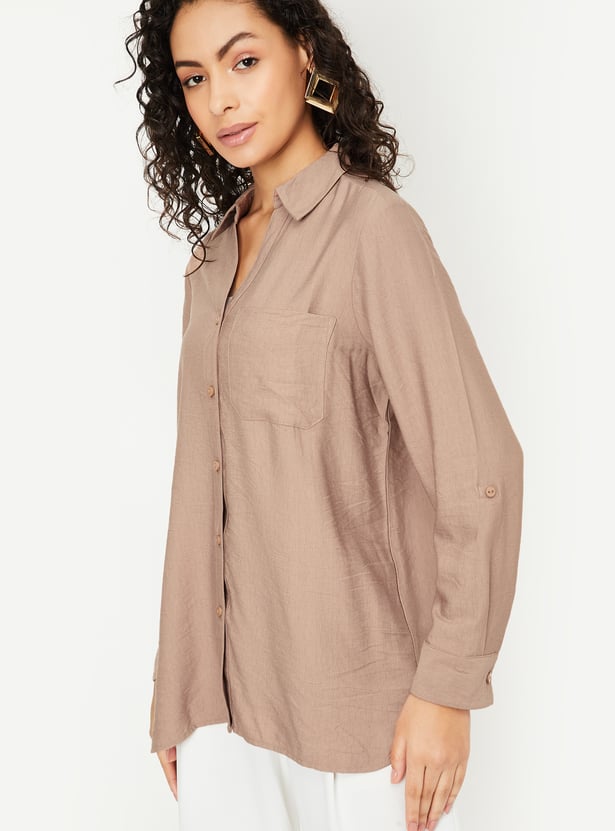 Women Solid Shirt