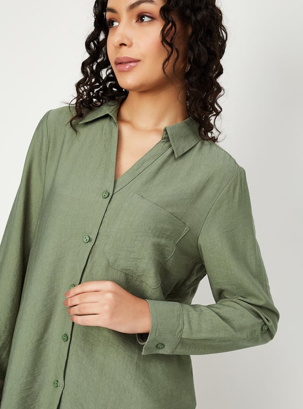 Women Solid Shirt