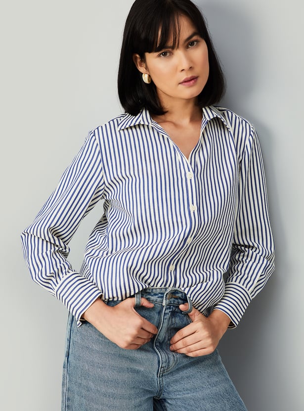 Women Striped Shirt