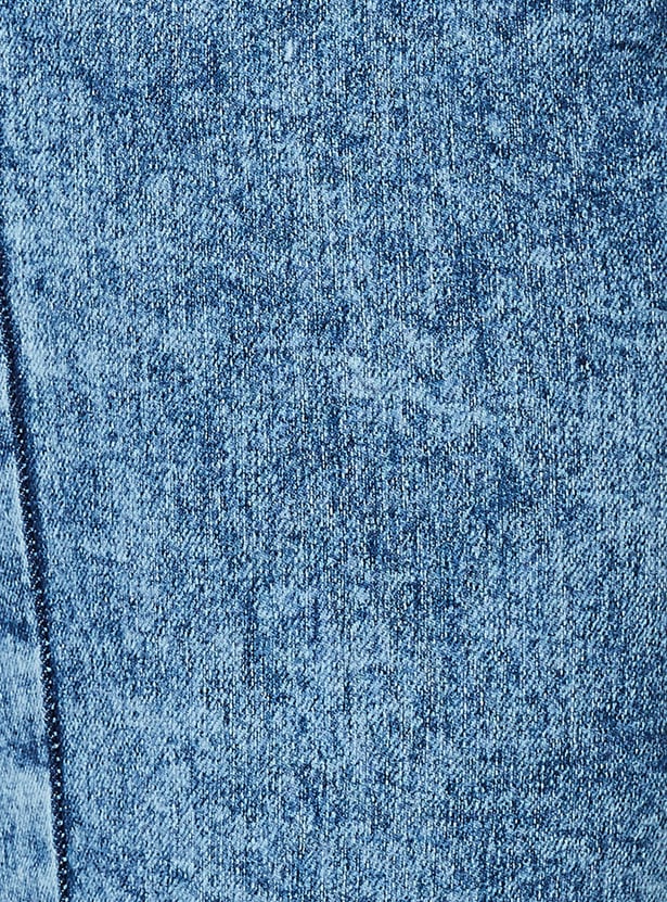 Women Washed Flared Jeans