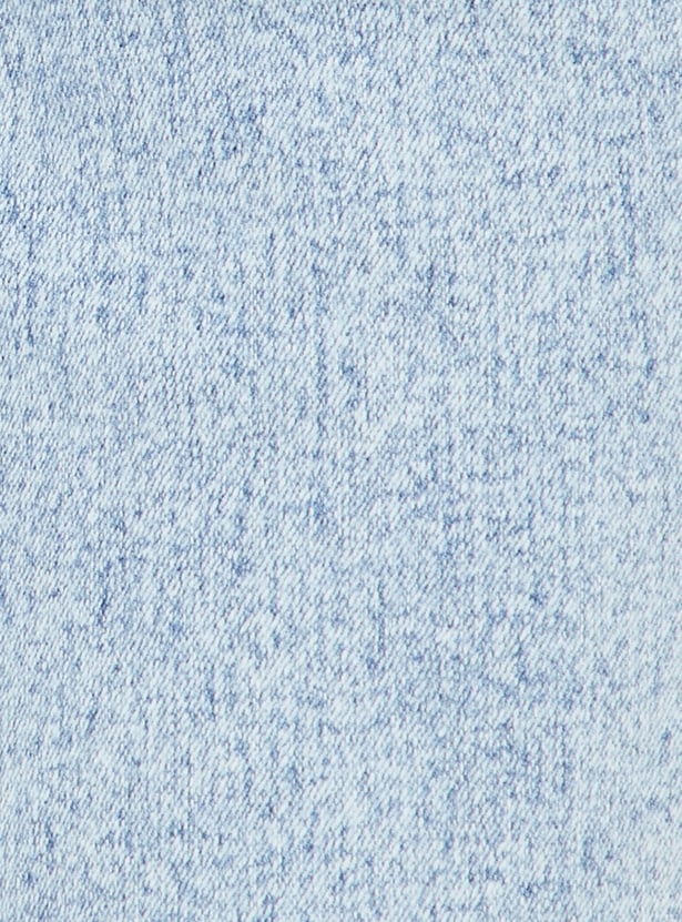 Women Washed Kick Flare Jeans