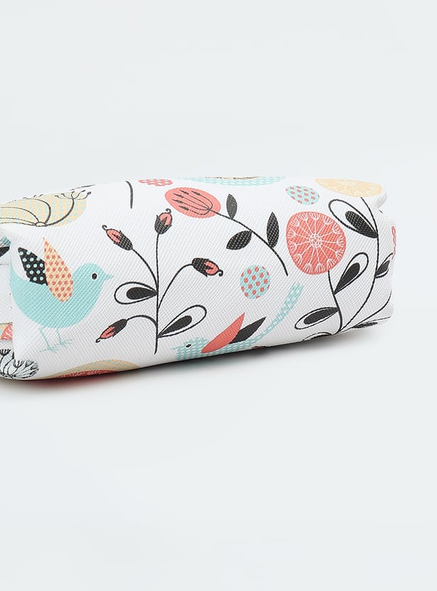 Women Printed Vanity Pouch - Pack of 3