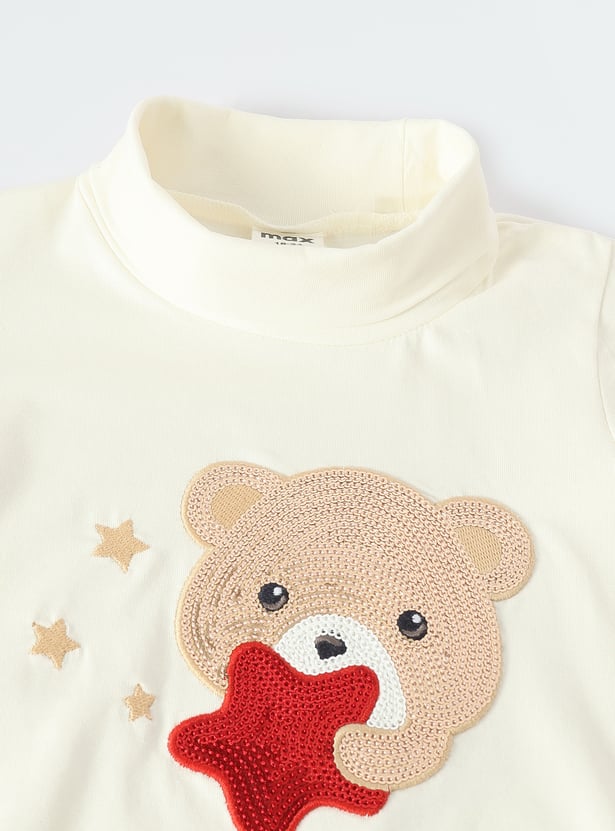 Girls Sequinned T-shirt