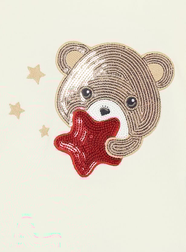 Girls Sequinned T-shirt