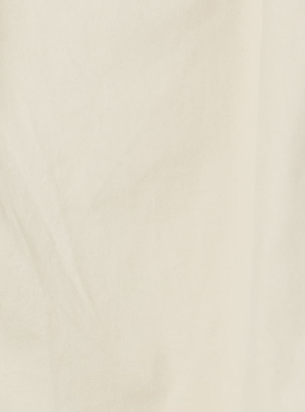 Girls Solid Cargo Parachute Trousers