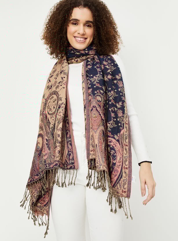 Women Woven Reversible Shawl