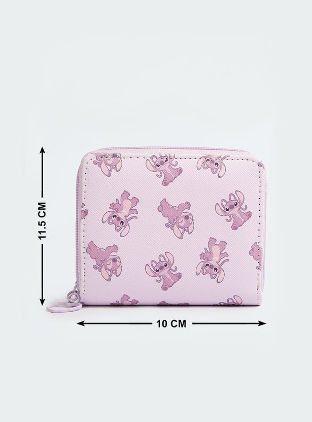 Women Stitch Printed Wallet