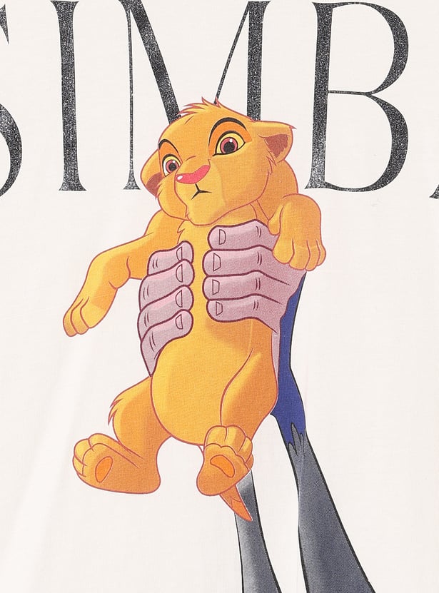 Girls Lion King Print T-shirt