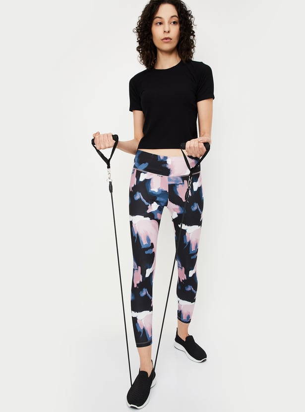 Women Ribbed Athleisure T-shirt