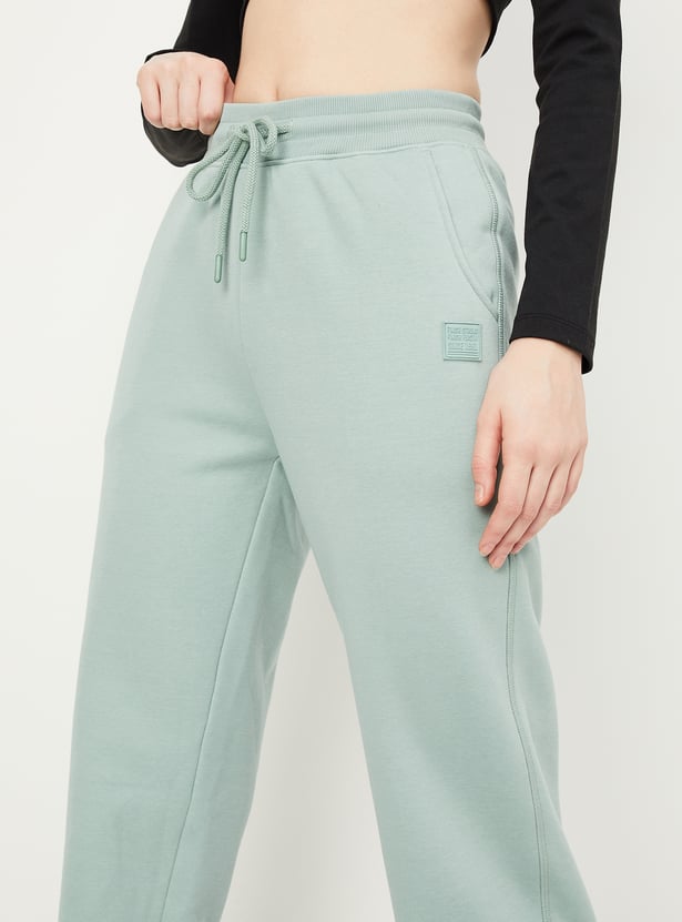 Womens Electric Fuchsia Relaxed Joggers