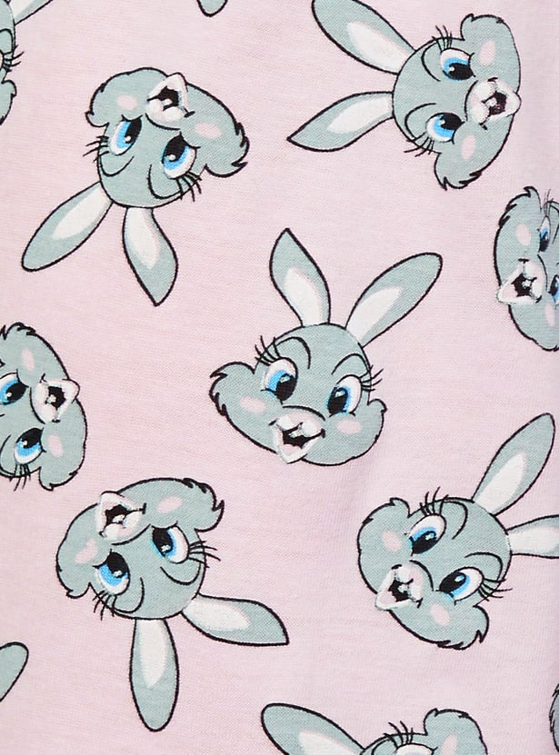 Women Printed Knit Capris