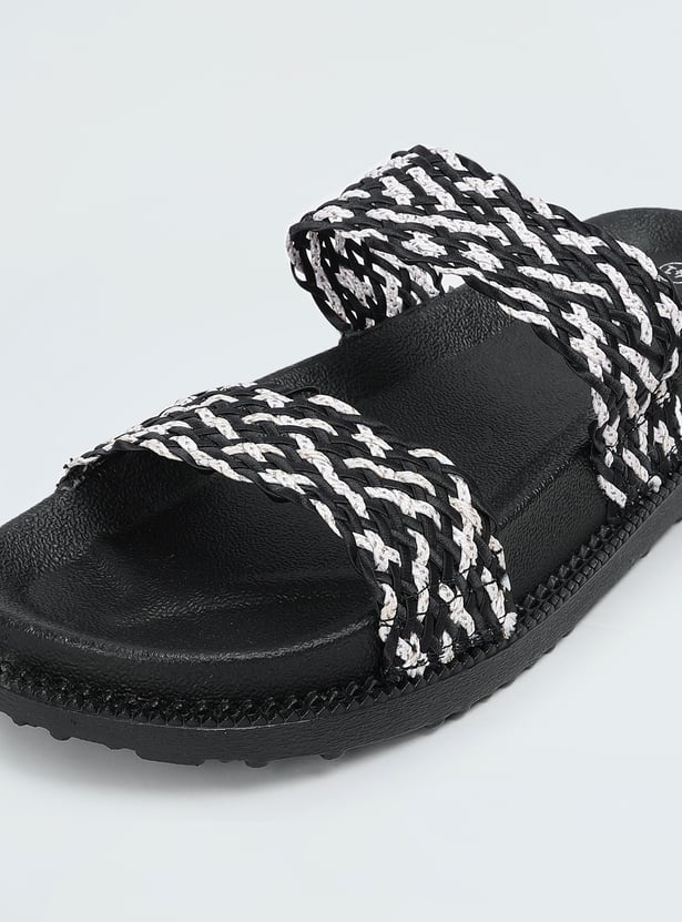 Women Braided Straps Wash & Wear Sandals