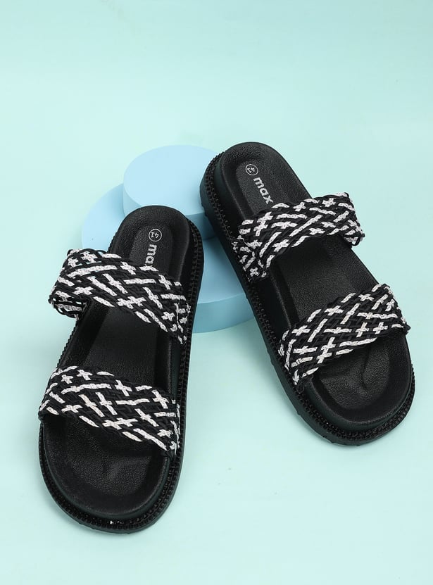 Women Braided Straps Wash & Wear Sandals