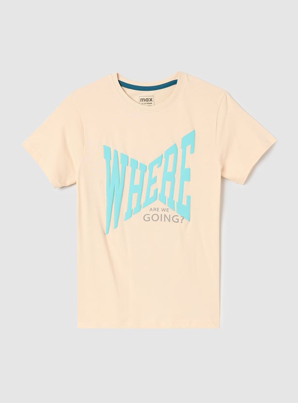 Boys Puff Print T-shirt