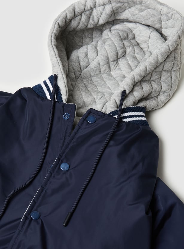 Boys Reversible Hooded Jacket