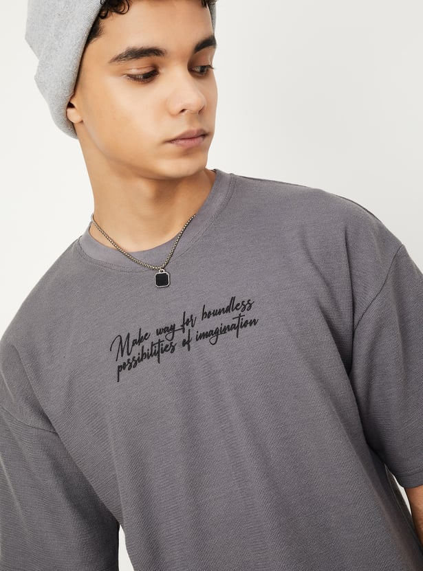 Boys Oversized Printed T-shirt